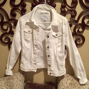 White Denim Jacket women’s size 4-6